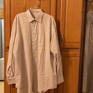 Ermenegildo Zegna Checkered Dress Shirt - Beige and White